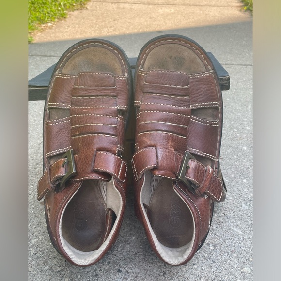 GBX Mens Leather Fisherman Sandals - Picture 3 of 7